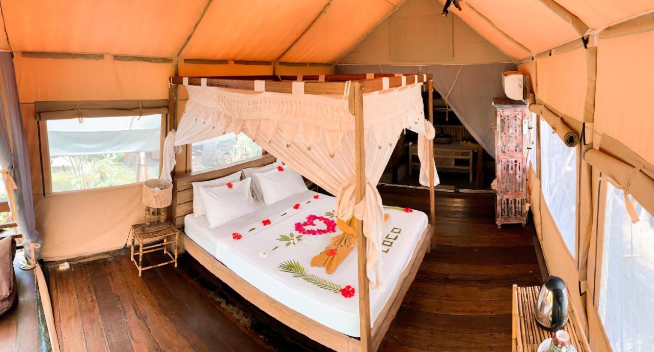 La Cocoteraie Ecolodge - Luxury Glamping Tents Gili Trawangan Exterior foto