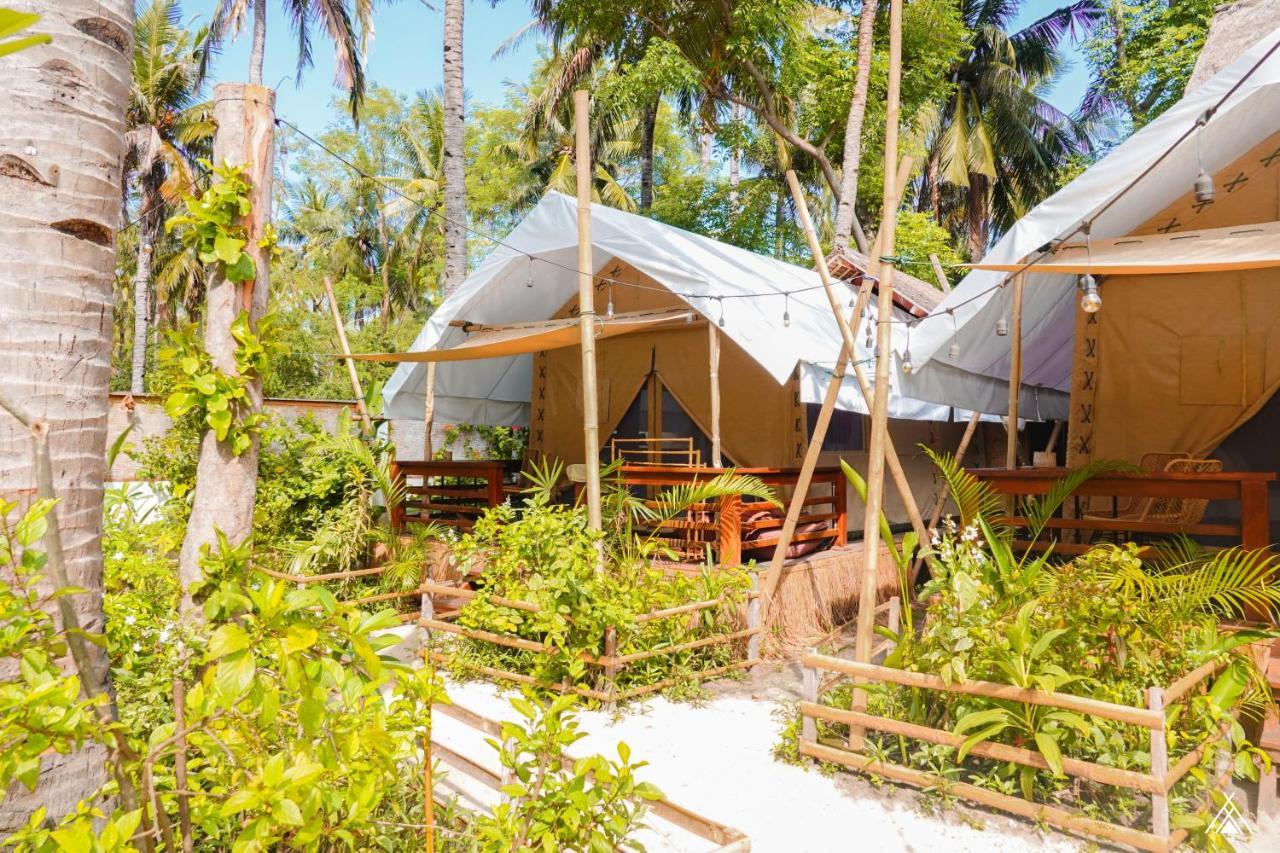 La Cocoteraie Ecolodge - Luxury Glamping Tents Gili Trawangan Exterior foto