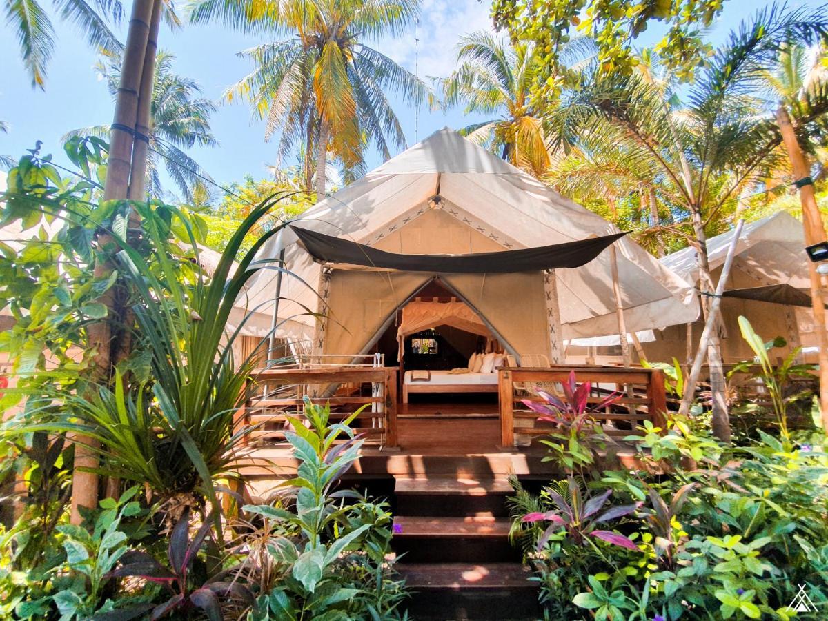 La Cocoteraie Ecolodge - Luxury Glamping Tents Gili Trawangan Exterior foto