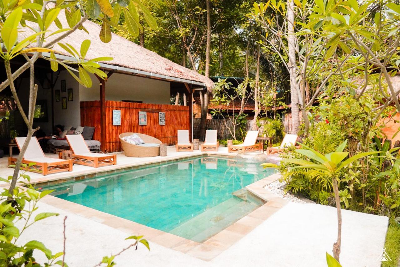 La Cocoteraie Ecolodge - Luxury Glamping Tents Gili Trawangan Exterior foto