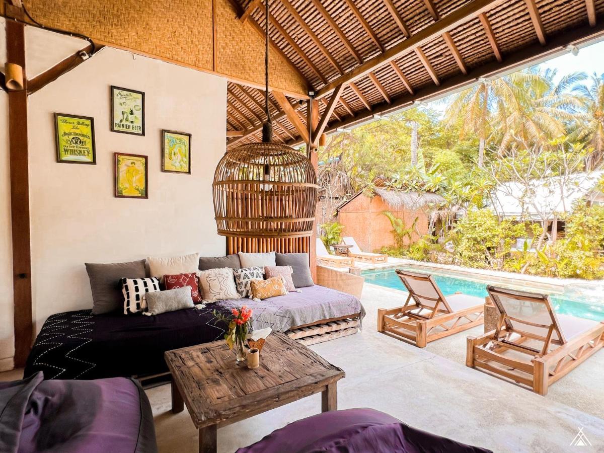 La Cocoteraie Ecolodge - Luxury Glamping Tents Gili Trawangan Exterior foto