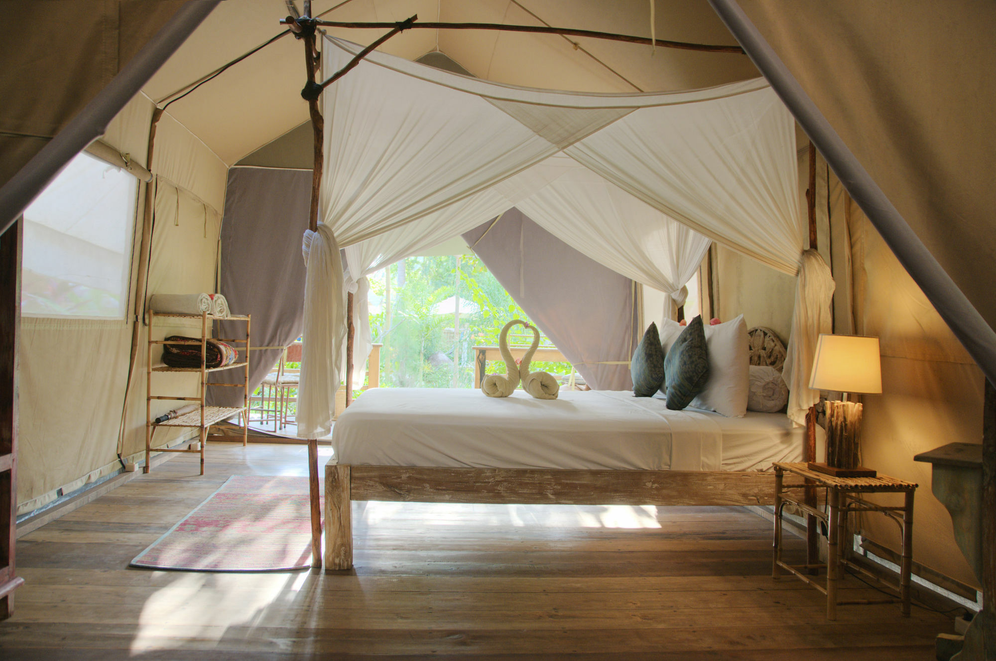 La Cocoteraie Ecolodge - Luxury Glamping Tents Gili Trawangan Exterior foto